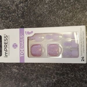 NWT imPress press on Pedicure TOES